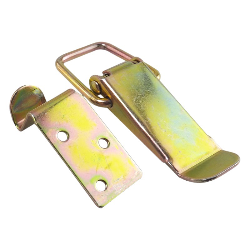 001 acero inoxidable 304 hebilla de resorte hebilla caja de madera hebilla de bloqueo pesada hebilla de caja accesorios de bolsa de hebilla industrial