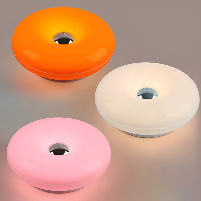 Cross-Border Ins-Style Donut-Shaped Bedroom Wall Lamp, Modern Minimalist Bedside Lamp, Touch Decorative Ambient Light, Direct Sales from the Manufacturer Cross-Border Ins-Style Donut-Shaped Bedroom Wall Lamp, Modern Minimalist Bedside Lamp, Touch Decorative Ambient Light, Direct Sales from the Manufacturer