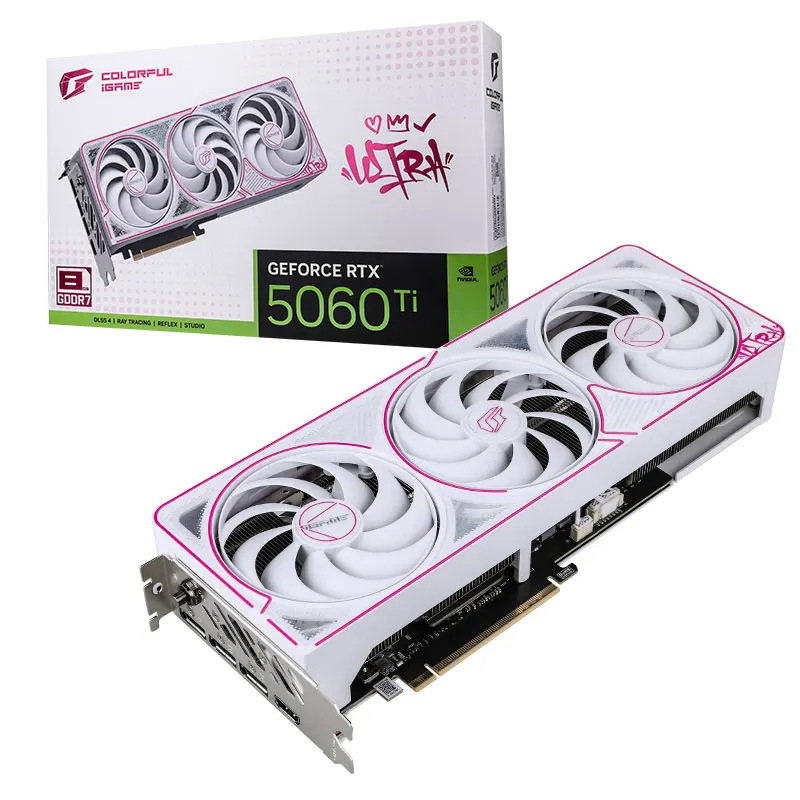 iGame GeForce RTX 5060 Ti Ultra W OC 8GB电竞游戏电脑显卡