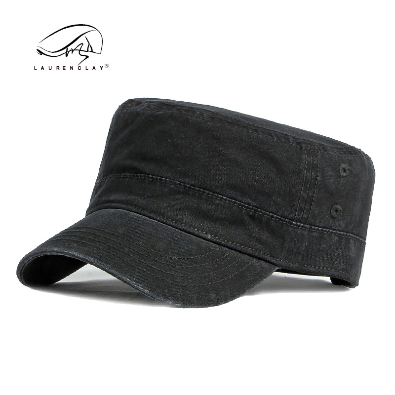 Sombrero de los hombres de primavera y verano fino lavado transpirable de algodón puro pico tapa los hombres británicos retro simple luz tablero tapa plana hombres