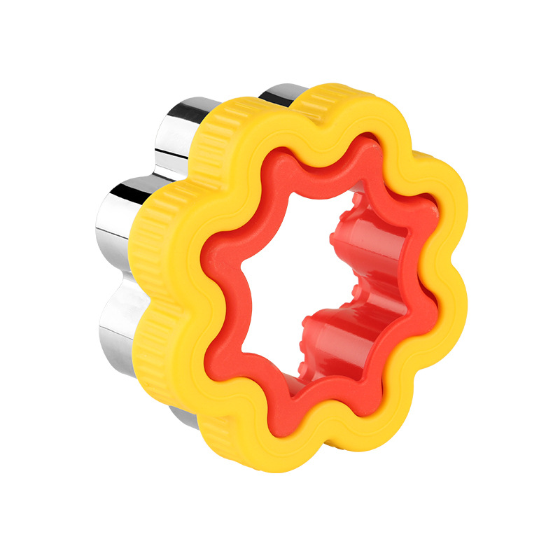 핸드 가드 가장자리 패턴 토스트 컷