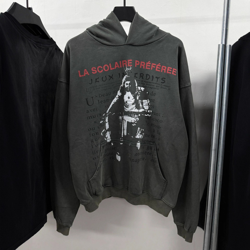Enfants Riches Deprimes 25Fw "Queen of Dreams Life" Hooded Sweatshirt for Men and Women Enfants Riches Deprimes 25Fw "Queen of Dreams Life" Hooded Sweatshirt for Men and Women