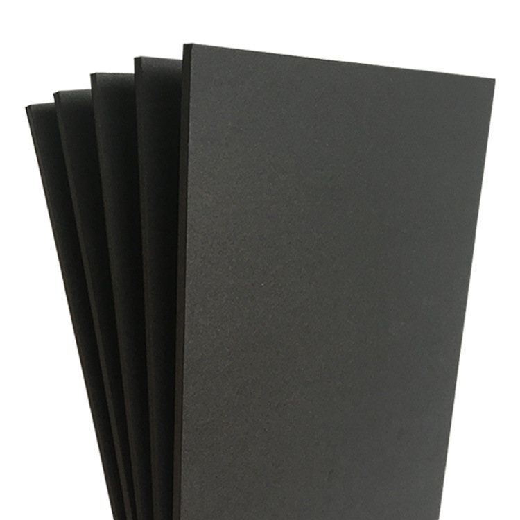 厂家直销5mm全黑kt板5mm 黑面白芯KT板 10mm全黑卡纸板10全黑kt板