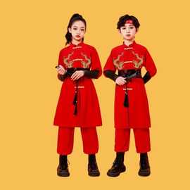 运动会演出服学生班服六一元旦儿童街舞唐装啦啦队打鼓服武术表演
