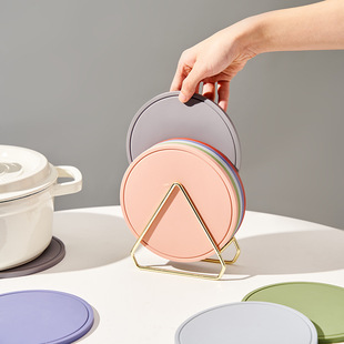 Thick Silicone Insulation Mat, Household Anti-Scalding Placemat, Kitchen Bowl Mat, Pot Mat, Coaster, Dining Table Mat, High Temperature Resistance