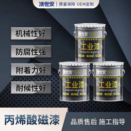 涂世安丙烯酸磁漆 金属设备 塔吊钢结构机床机械翻新快干磁漆