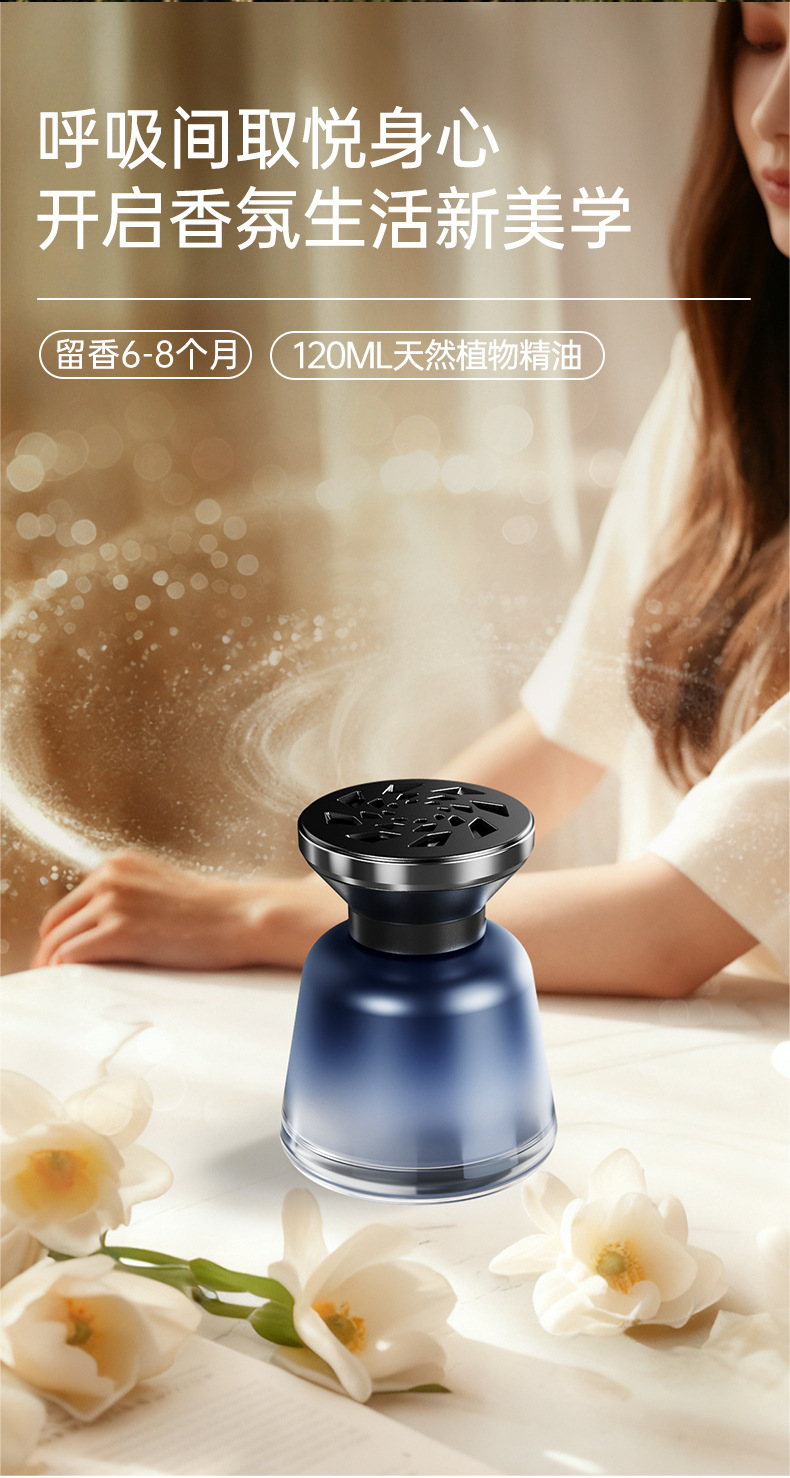 Shunwangshun Oriental Car Fragrance Perfume High-End Car Interior Decoration Long-Lasting Plant-Based Fragrance for Men and Women