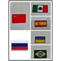 ПВХ американский флаг липучка тактическая нарукавная повязка утолщение пластиковый товарный знак завод прямых продаж трансграничных поставок