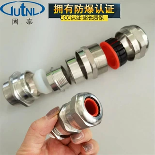DQM-II/III-M20*1.5防爆电缆夹紧密封接头 304双密封铠装格兰头