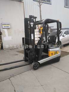 Electric forklift three-fulcrum three-wheel hydraulic forklift narrow roadway small stacker stacker
