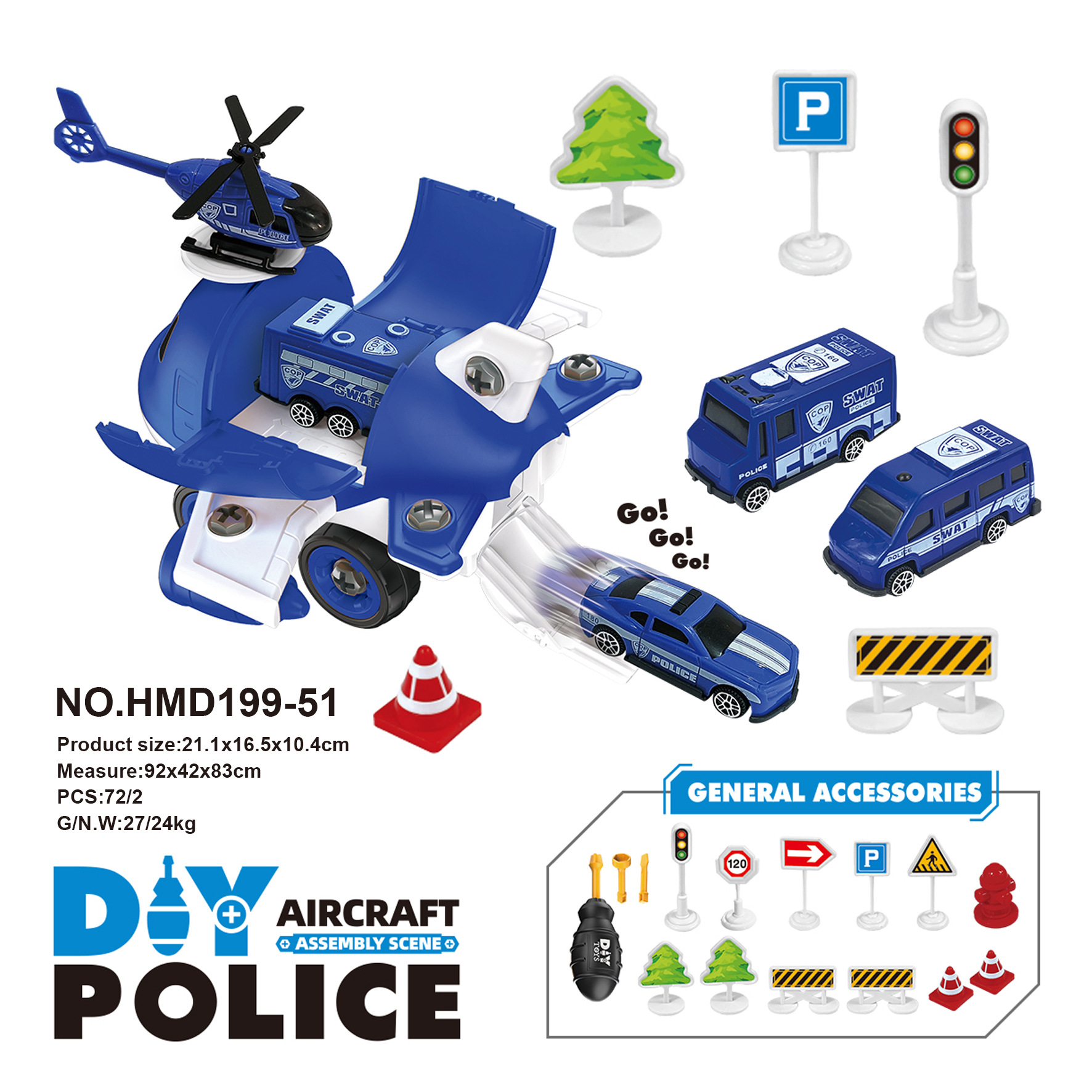 Nuevos productos de venta en caliente transfronteriza almacenar aviones puzzle juguetes DIY coche de montaje para niños sitio de construcción escenario coche de aleación image 9