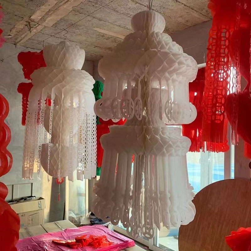 塑纸清明节灯笼挂清