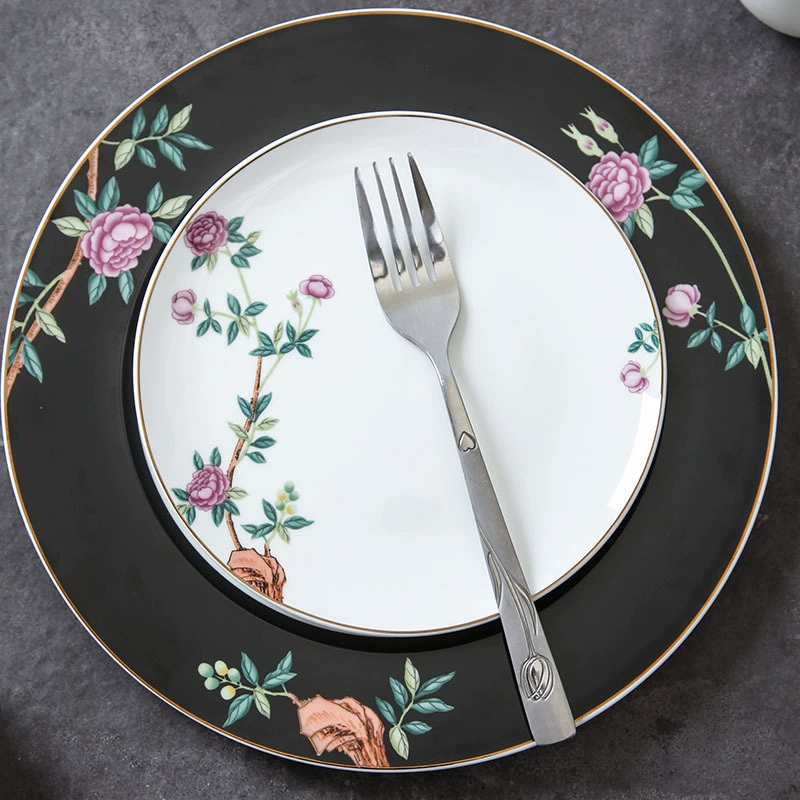 Tableware for hotel, ceramic set, 4 piece set