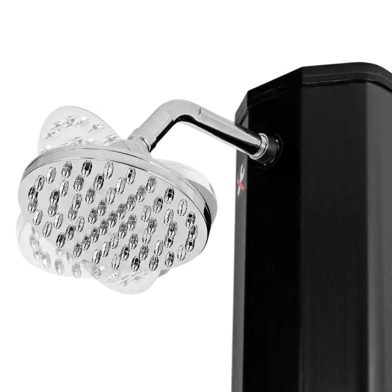 35 litros negro multifuncional con boquilla ducha solar piscina ducha solar