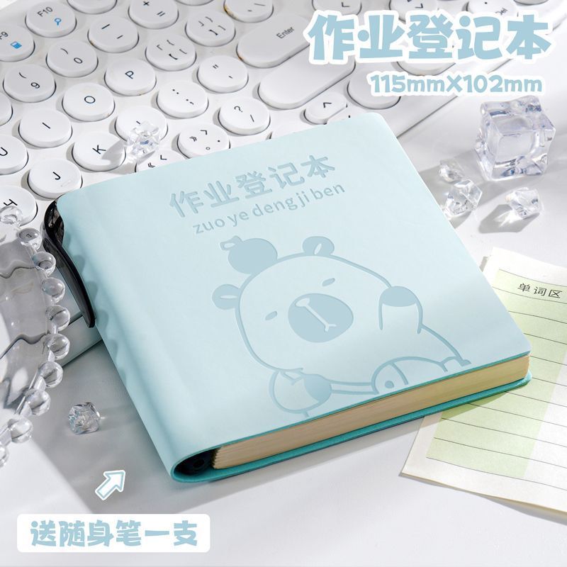 英语单词本随身携带口袋本a7小本子方形皮面笔记本随手记背单词记|undefined