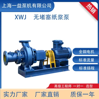 XWJ系列新型无堵塞纸浆泵 铸铁耐磨纸浆排污泵 纸浆泵