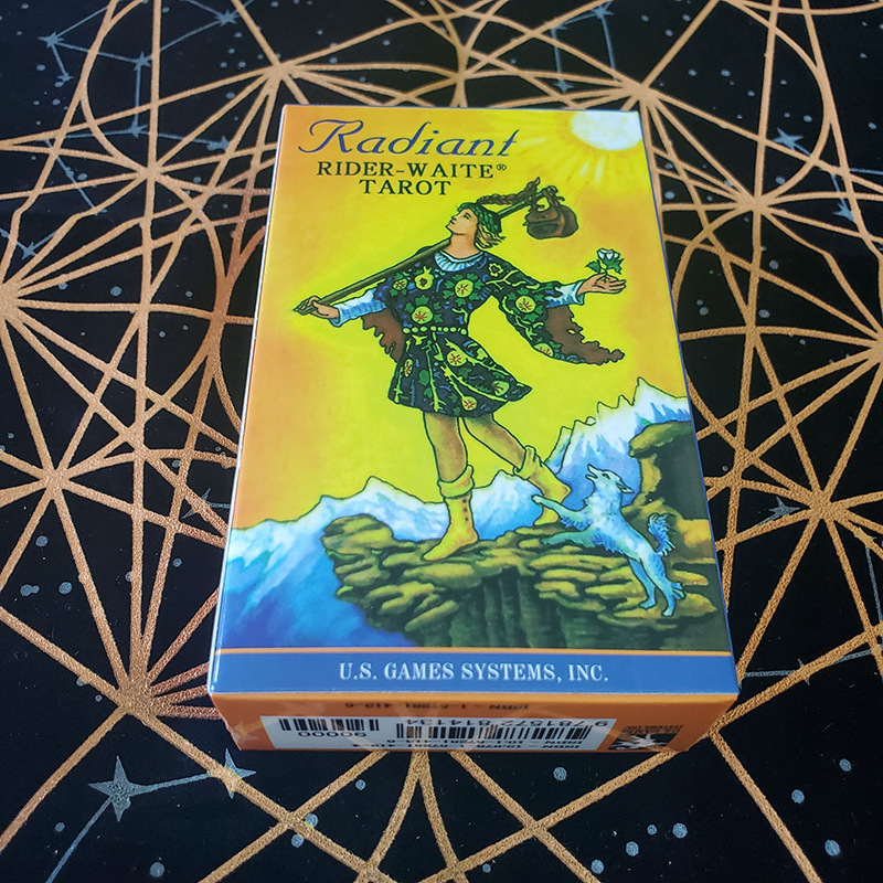 Rider Waite Tarot Oracle Cards Orange Knight Party Game Deck_voghion.com