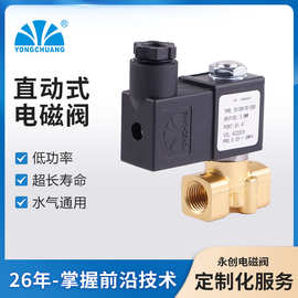 余姚永创YC1000微型直动电磁阀 高温蒸汽电磁阀 小型家用 开水阀