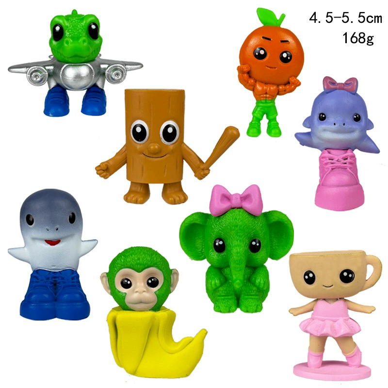 Фигура Шанхай Jing Tralala деревянная палочка-человек, assorted characters, пакет OPP, 0,4 кг