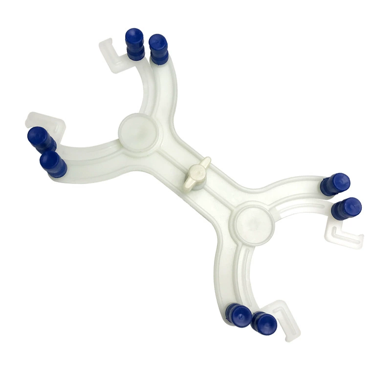 Пластиковый зажим-бабочка мраморный столик аксессуары двусторонний зажим-бабочка экспериментальная железная подставка для подставки для капельного стола опорный зажим