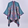 Demi-season universal scarf, cloak for traveling, ethnic cashmere, trench coat, European style, ethnic style, increased thickness