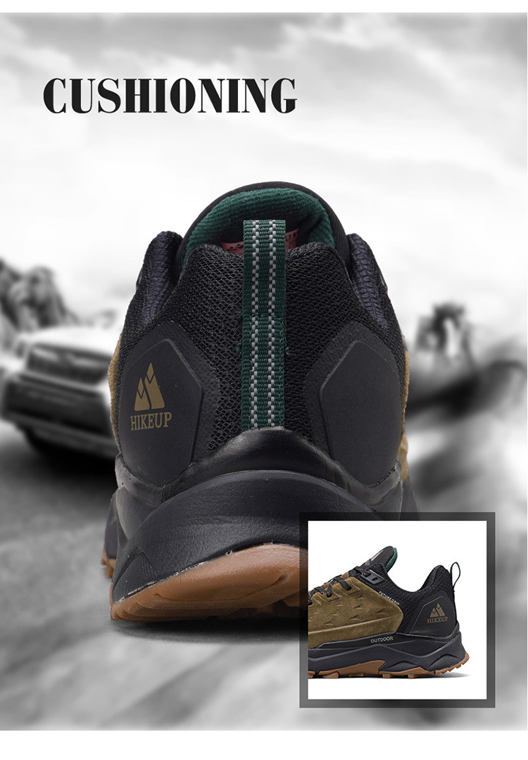 ShoeGlobe ShoeGlobe Outdoor Professional Hiking Men's Trail Running Travel Waterproof Non-Slip Lightweight Trekking Low-Cut Casual Shoes_voghion.com