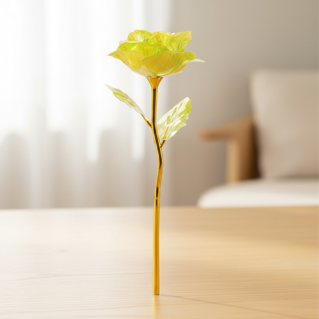 Jiao Yan flores eternas flores bonos de oro simulación del día de la madre creativo regalos del día de San Valentín regalos al por mayor transfronterizos