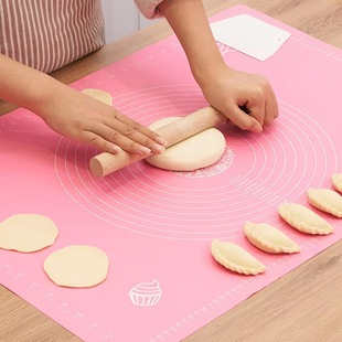 Silicone Kneading Pad Chopping Board Thickened Household Pasta Steamed Bread Rolling Pin Dough Flour Panel Wholesale