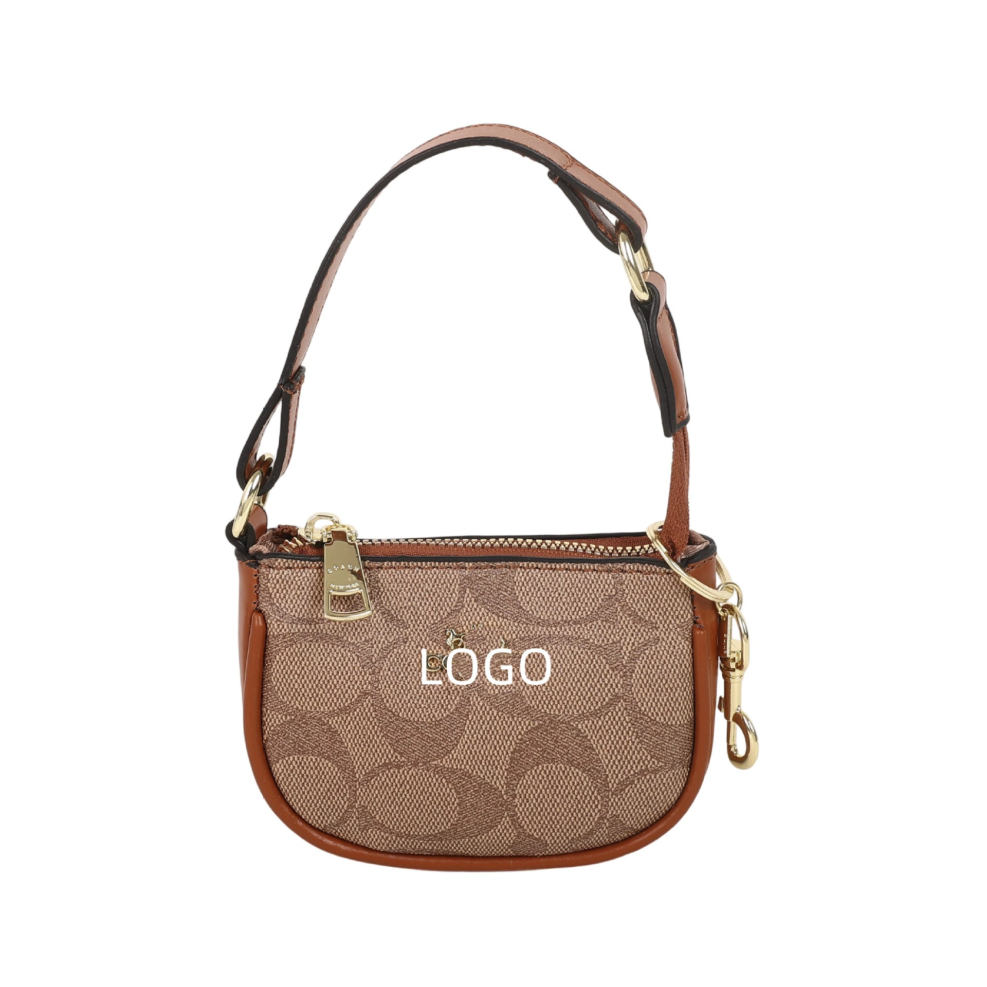 Bag, design keychain, cute wallet, European style