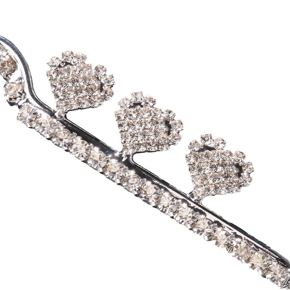 Transfronterizo nuevo rhinestone gafas Marco de moda europea y americana vestido de lujo bola amor cara joyería personalizada Accesorios