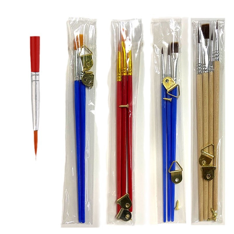 Plastic digital nylon brush, children's liner, ceramic pigment acrylic made of plaster 5
