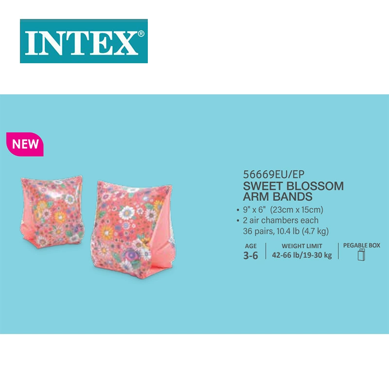 INTEX56669 новый стиль шампанское хризантема рукоятка для детей анти-пируй надувной поплавок вспомогательные принадлежности оптом