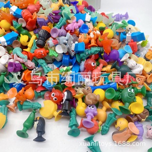TPR Smiley Sucker Doll Good Quality Sucker Doll Sucker Monster Small Animal 32mm Gashapon Toy