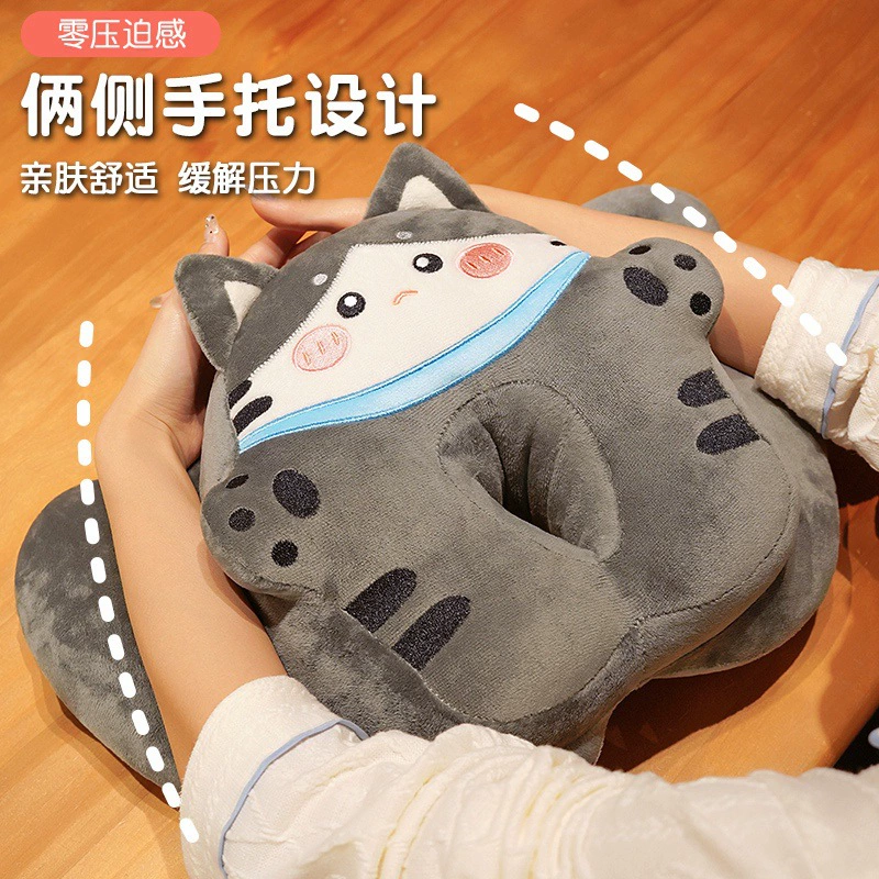Cartoon cute pillow for sleep at lunchtime for students
