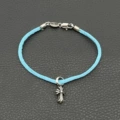 Blue Cross Bracelet