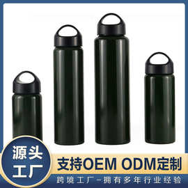 亚马逊太空壶真空保温杯热转印logo美式广口壶户外大容量运动水杯