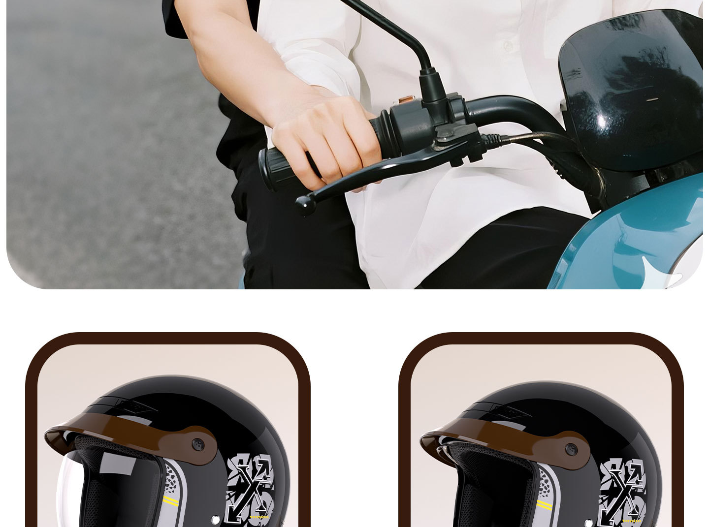 3C Certified Electric Spray-Painted Motorcycle Retractable Lens Safety Fashionable Men's and Women's Popular Anti-Fall Helmet Safety Helmet