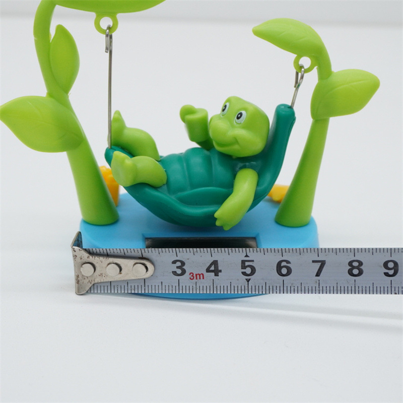 Creative New Solar Car Interior Decoration Ornaments Cartoon Turtle Doll Toys Home Ornaments