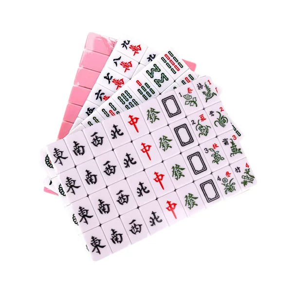 Factory direct supply mahjong wholesale 26mm hand mahjong medium melamine pocket mini mahjong travel 144 sheets
