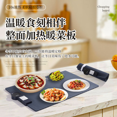 国境を越えたシリコーンインテリジェント加熱および断熱ボード多機能食事マット加熱マット柔軟な折りたたみ熱食恒温ボード