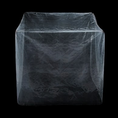 Fuente de la fábrica nuevo blanco PE bolsa cuadrada a prueba de polvo bolsa de fondo cuadrado grande instrumento de precisión bolsa de embalaje transparente