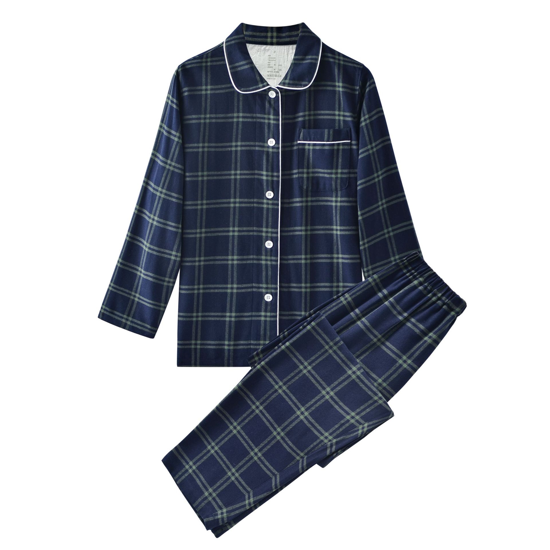 Women's scottish green check/flannel