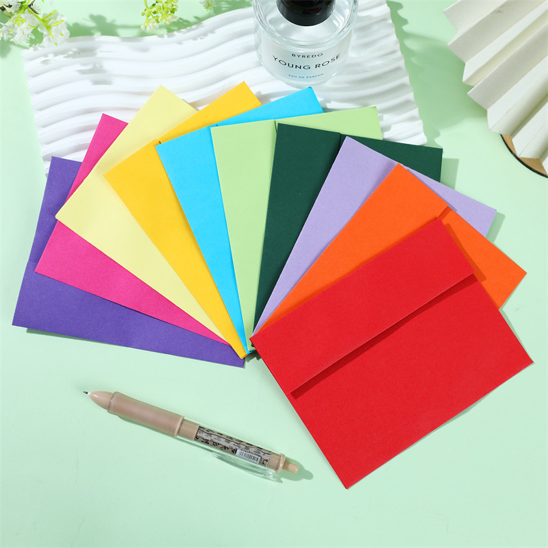 Solid color Western-style colored double-adhesive paper with glue…