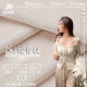 2*2 snake bone pattern 260g human cotton elastic pit thread cloth 40s soft texture base shirt rib knitted fabric