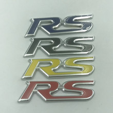 汽车金属RS改装标RS车贴运动版改装RS标 RS字标 运动版金属RS车标