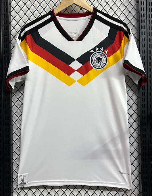 Una pieza de camiseta 2425 equipo nacional México Italia Brasil España Portugal uniforme de fútbol bordado