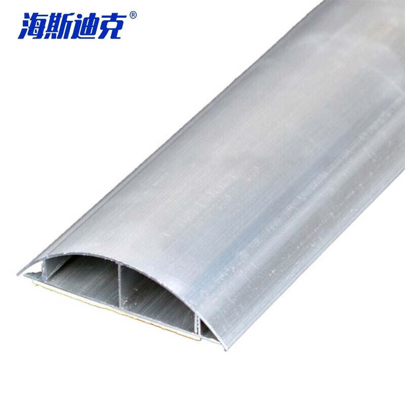 海斯迪克 铝合金弧形地板线地槽 防踩隐形地面压线槽 地面布线走