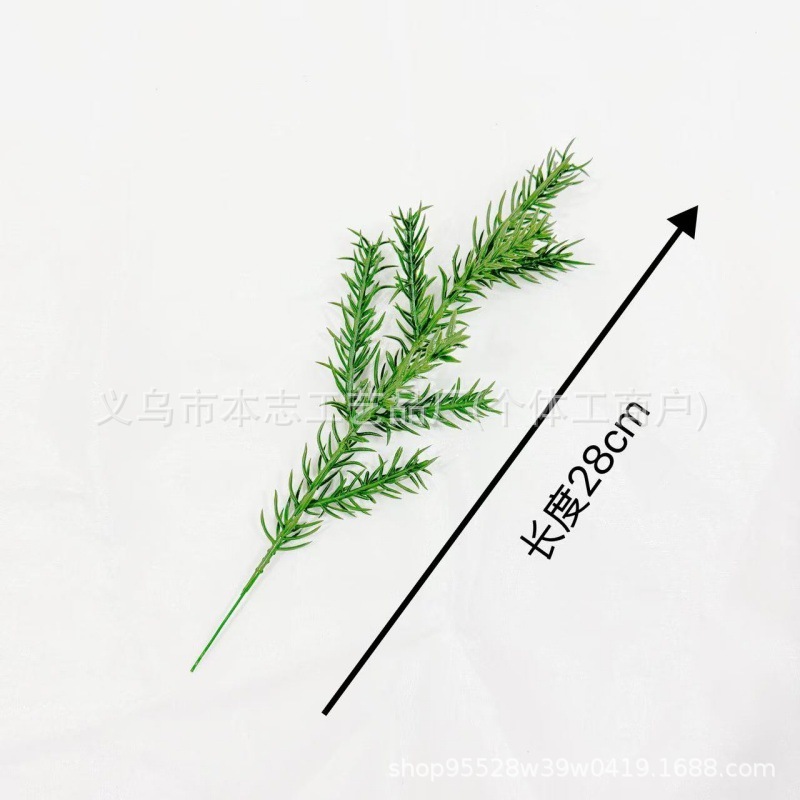 亚马逊 仿真绿植松针圣诞树 人造PE塑料客厅植物墙布局装饰配件|undefined