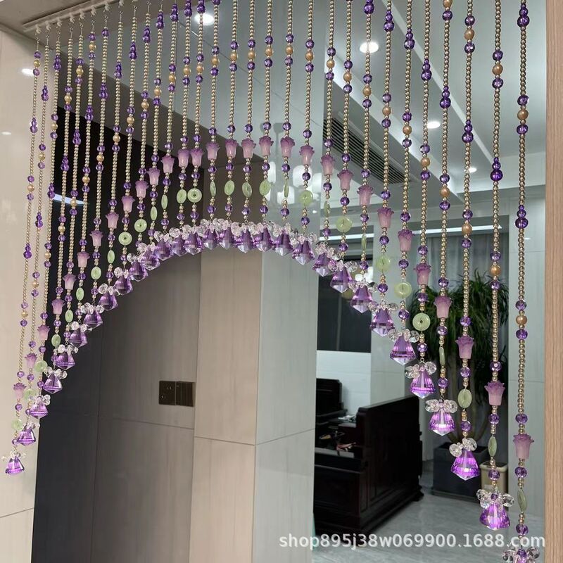 Door Curtain New Bead Curtain Internet Celebrity Crystal Curtain Room Decoration Curtain Wedding Safety Buckle Door Curtain Door Curtain New Bead Curtain Internet Celebrity Crystal Curtain Room Decoration Curtain Wedding Safety Buckle Door Curtain
