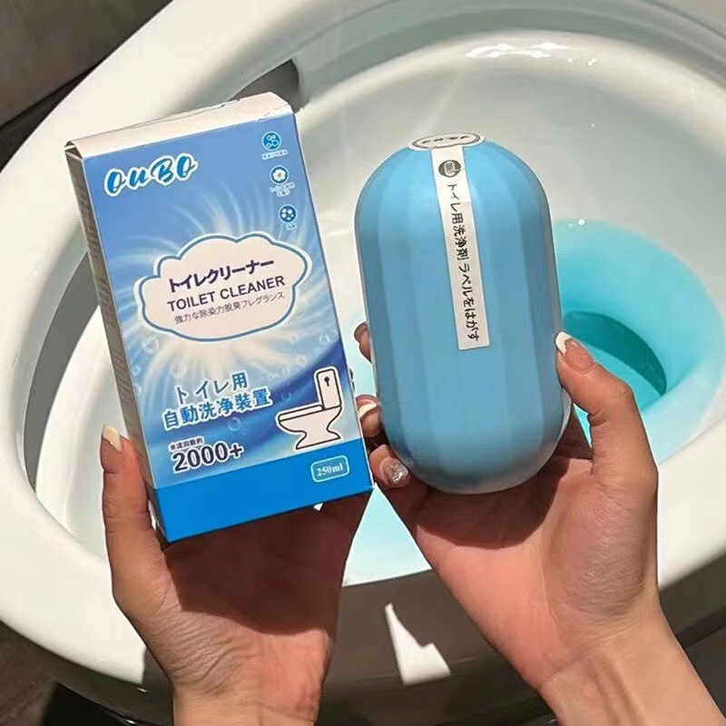 日本製トイレクリーナー トイレ掃除マジックボックス 臭いを除去 ブルーバブルトイレ掃除リンバオフレグランストイレ掃除マジックボトル フレグランスタイプ|undefined